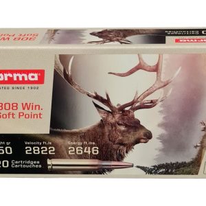 BALAS CALIBRE 308 NORMA SOFT POINT 150 GRAINS